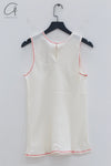 BASERANGE Linen vest BAS-TODY-SL-SU24-UNDYED